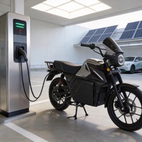 Moto électrique E51 70cc, moteur central 72V 5KW, vitesse de pointe 70KM/H, E-Moto de ville avec batterie LFP