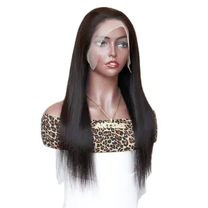 From Wig Factory Wholesale remy Human Hair natural lace frontal wigs the model in pic is 20inch