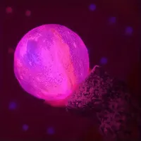LED rougeoyante. Veilleuse usb en forme de lune projecteur nsl éclairage galaxie lampe 5.9 pouces 16 couleurs