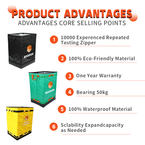 Stock di grandi dimensioni pieghevoli per corriere consegna pacchi borsa impermeabile pieghevole logistica trasferimento <span class=keywords><strong>Express</strong></span> Bag per i pacchetti - Product Image 6