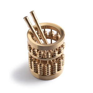 Fournisseur direct d'usine, porte-stylos et porte-crayons en laiton de style chinois personnalisés de haute qualité - Product Image 5