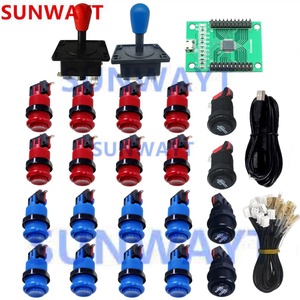 <span class=keywords><strong>Arcade</strong></span> DIY Kit phong cách Mỹ <span class=keywords><strong>push</strong></span> <span class=keywords><strong>button</strong></span> + Joystick + USB Encoder + dây khai thác USB điều khiển cho <span class=keywords><strong>Arcade</strong></span> trò chơi - Product Image 2