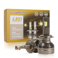 Tres Tubos de Cobre 180W 22000LM LED Faros H7 H11 Bombillas para Coche 9005 9006 H1 Canbus Luces H4 LED para Coche