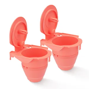 Yedek parçalar kahve fincanı Pod tutucu meclisi kullanımlık kapsül fincan ile uyumlu Keurig 2.0 kahve makinesi modelleri