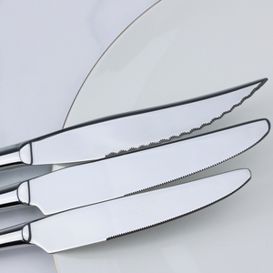 Bán Buôn trong kho Chất lượng cao Thiết kế hiện đại thép không gỉ khách sạn Flatware gương đánh bóng thiết lập dao kéo cho nhà hàng - Product Image 4