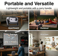 Veacine T6PLUS Produit intelligent Mini projecteur portable LED 1080P Support Home cinéma 230 ANSI Lumens 8G WiFi6 Mise au point
