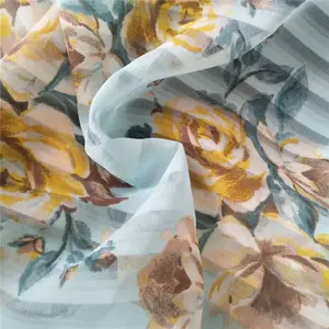 2012 NEW DESIGN 100%P CHIFFON RIBBON PRINTING FOR DRESS