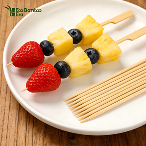 Palillos de Bambú Teppo Sostenibles, Resistentes y Desechables, Palitos para Banderas con Logotipo Personalizado, Empaquetado al por Mayor, Precio de Fábrica Económico - Product Image 3
