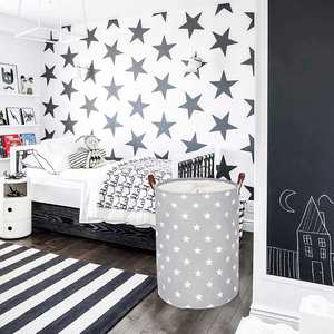 Panier à linge autoportant de 24 pouces avec couvercle, panier à linge pliable extra large avec cordon de serrage et poignée - Product Image 2