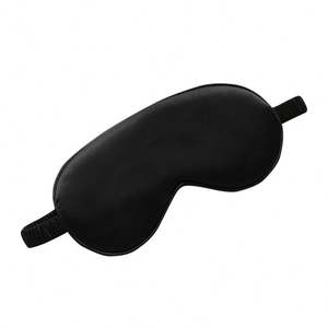 Masque oculaire occultant en soie simulée double face pour la sieste, respirant, avec logo personnalisé, vente en gros - Product Image 6