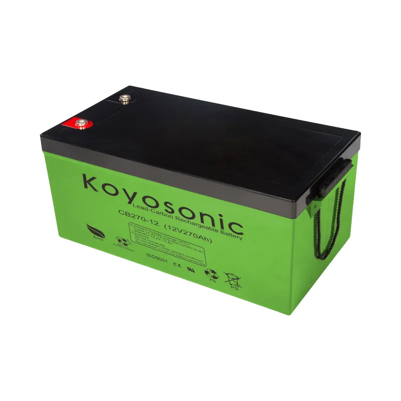 TOYAMA Koyosonic full-capacity 12V 300Ah lead carbon VRLA deep cycle rechargeable battery with high efficiency