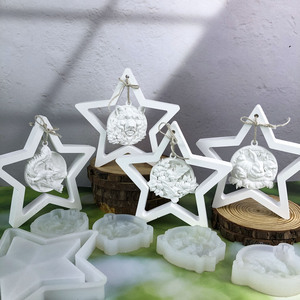 Molde de Silicona para Resina Hecho a Mano, Estilo DIY, Adornos Decorativos y Herramientas para Pasteles, Molde de Yeso para Resina - Product Image 1