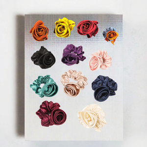 ชุดเครื่องประดับผมแบบผูกเป็นแถบยางยืดสำหรับเจ้าสาวผ้าซาติน2024สำหรับงานแต่งงานดีไซน์ทันสมัย - Product Image 2