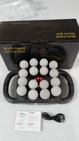 Appareil de massage professionnel portable à 16 têtes pour la tête et le cou, thérapie par percussion des tissus profonds pour soulager les douleurs musculaires