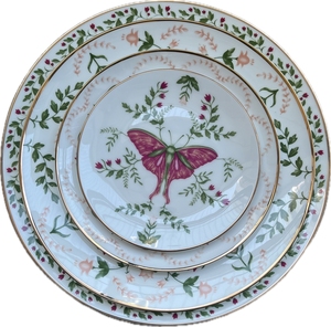 Nordic Luxury High Quality Bone China Solid Pattern Charger Plates Set <b>Dinnerware</b> Kiln Technique Dishwasher Safe - Product Image 1