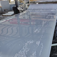 Feuille de plastique HDPE résistante aux UV, panneau en polyéthylène résistant aux intempéries pour les projets d'aménagement extérieur et de construction