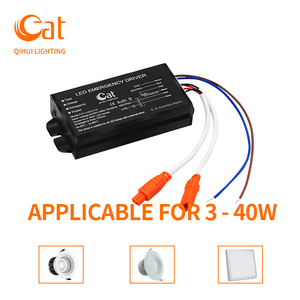Convertidor de emergencia de luz LED de <span class=keywords><strong>3</strong></span>-60W con <span class=keywords><strong>kit</strong></span> de batería de respaldo de iones de litio Material de aluminio para luces de panel - Product Image 2