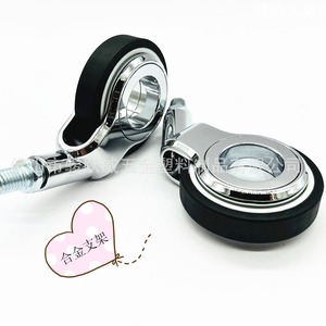Junyuewei Furniture Caster 60mm <b>Swivel</b> Alloy Wheel Silent for Cabinet <b>Table</b> Chair - Product Image 5