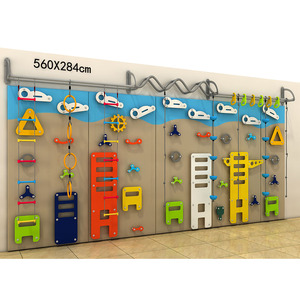 Aire de jeux pour enfants personnalisée de couleur blanche, avec piscine à balles en blocs de mousse, barre de gymnastique, <span class=keywords><strong>mur</strong></span> <span class=keywords><strong>d</strong></span>'<span class=keywords><strong>escalade</strong></span> intérieur en corde et <span class=keywords><strong>mur</strong></span> <span class=keywords><strong>d</strong></span>'<span class=keywords><strong>escalade</strong></span> pour enfants - Product Image 2