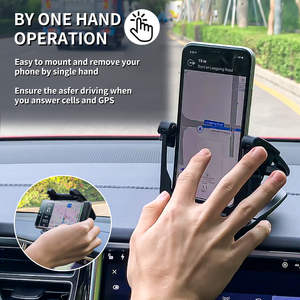 Support de contrôle central Offre Spéciale nouveau Design créatif Navigation horizontale monté sur véhicule voiture tableau de bord support de téléphone portable support - Product Image 3