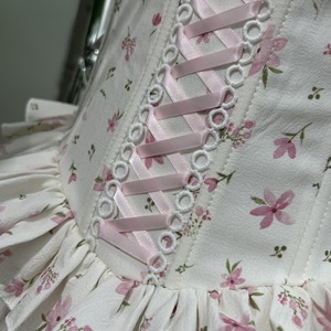 OUDINA Abito Estivo Casual <span class=keywords><strong>da</strong></span> <span class=keywords><strong>Donna</strong></span> con Stampa Floreale, Senza Spalline, con Shorts a Forma di <span class=keywords><strong>Zucca</strong></span> - Product Image 6