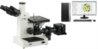 Microscope polarisant transflectif trinoculaire haute définition YuBoo avec protection IP55 pour la géologie, l'industrie chimique et la médecine