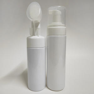 100ml 150ml 200ml plastic cosmetische schuim pomp fles 80ml dispenser spray <span class=keywords><strong>applicator</strong></span> fles met borstel top voor cleanser en mouss - Product Image 5