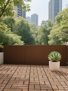 Tarima de WPC Ecológica de Diseño Moderno y Lujoso para Exteriores, <span class=keywords><strong>con</strong></span> Aspecto de Madera, para Jardín y Playa - Product Image 1