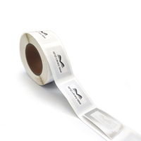 Etiqueta de Papel RFID ISO/IEC 18000-6C (EPC Gen2) 80x50mm 13.56MHz Resistente al Agua/Al Aire Libre, Chip HF, Memoria de 896 bits, Etiqueta para Biblioteca