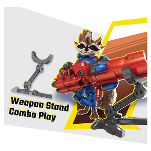 BLOKEES Marvel Rivals CC08 Rocket Raccoon, Kit de Modelo, Figura de Acción, Juguete Coleccionable - Product Image 6