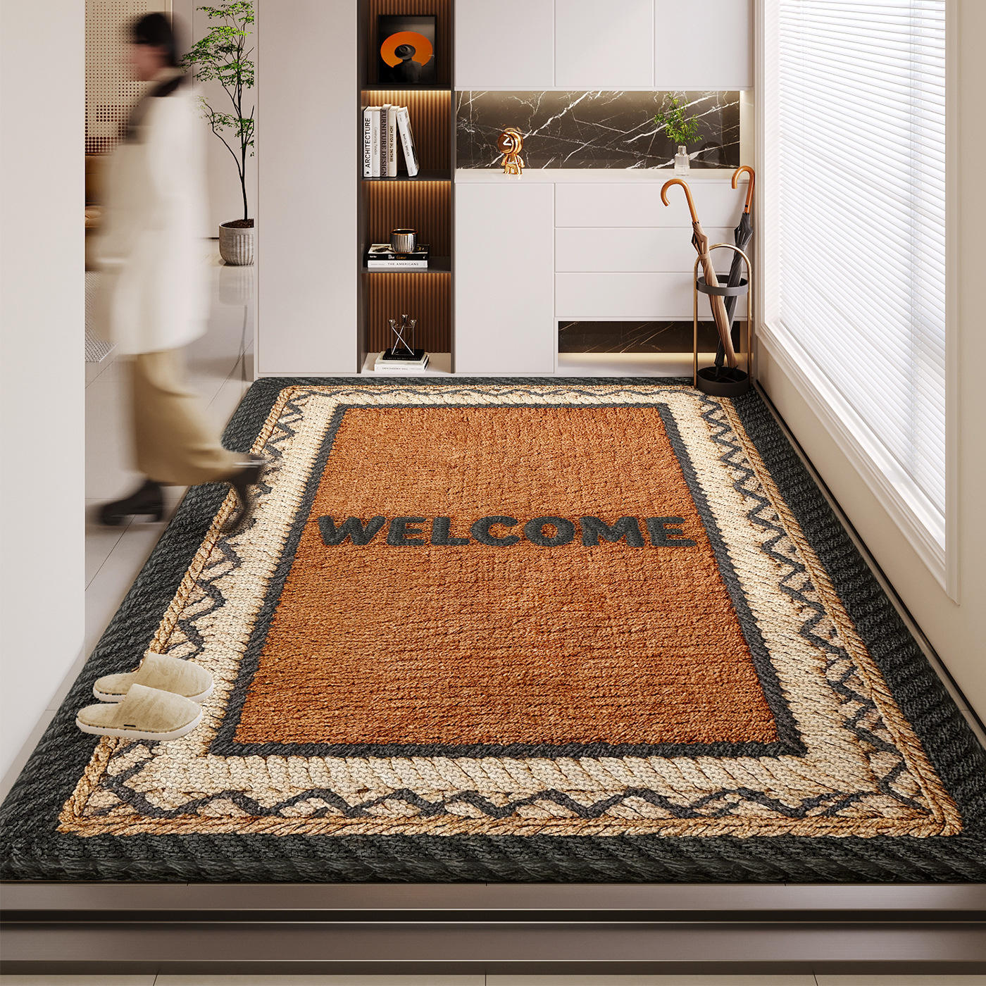 Sally hemp rubber sole - American welcome