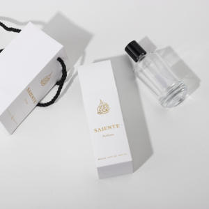 Boîte d'emballage <span class=keywords><strong>de</strong></span> parfum cosmétique biodégradable personnalisée, boîte cadeau pour soins <span class=keywords><strong>de</strong></span> la peau, boîte <span class=keywords><strong>de</strong></span> parfum en feuille d'or avec boîte - Product Image 4