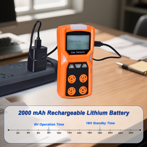 Rilevatore <span class=keywords><strong>di</strong></span> Gas Quattro-in-Uno per Gas Combustibili/Ossigeno/Monossido <span class=keywords><strong>di</strong></span> <span class=keywords><strong>Carbonio</strong></span>/<span class=keywords><strong>Solfuro</strong></span> <span class=keywords><strong>di</strong></span> Idrogeno - Product Image 5