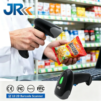 Escáner de Códigos de Barras y Códigos QR Inalámbrico/Con Cable USB JR 659, Escaneo Rápido, Sensor CMOS, para Supermercado