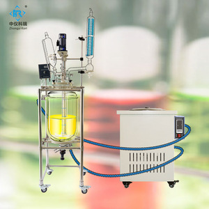 SF-100L अनुकूलित डबल लेयर जैकेट ग्लास रिएक्टर मिश्रण पोत प्रयोगशाला रासायनिक प्रतिक्रिया केटल ढक्कन एगिटर मोटर कोर - Product Image 1