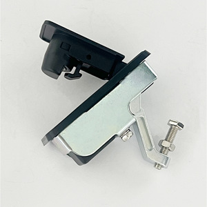 Haozheng MS6018Z-2-1 Electrical Cabinet Door <b>Lock</b> Zinc Alloy Flat Lever Spring <b>Lock</b> For Electronic Equipment - Product Image 2