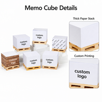 Cubo de Notas Adhesivas para Oficina, Directo de Fábrica, 500 Hojas, Diseño Cuadrado, Escritura Suave, Notas Adhesivas Diarias