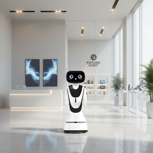 <span class=keywords><strong>Robot</strong></span> de service Timo intelligent pour bureau et musée, navigation laser interactive, autonomie de 10h, recharge automatique, 6-DOF, <span class=keywords><strong>robot</strong></span> de réception 13,3 pouces - Product Image 1