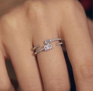 Anillos Ajustables de Plata de Ley 925 con Nudo Abierto para el Dedo Medio y Pulgar, Estilo Baguette, Tendencia en TikTok, Marca Dylam - Product Image 6