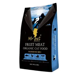 Trung Quốc nhà máy bán buôn mèo thực phẩm khô Mr.Pet khô mèo nhà sản xuất thực phẩm protein 25%, chất béo 12% 500 gam/túi