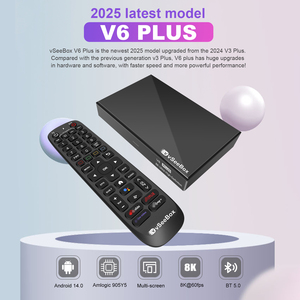 Vseebox V6 Plus 2025, Oferta Especial, <span class=keywords><strong>Gratis</strong></span> <span class=keywords><strong>de</strong></span> por Vida, OEM, Octa Core, 4GB RAM, 64GB ROM, 8K Ultra Streaming, OTT Smart Android 14 <span class=keywords><strong>TV</strong></span> Box - Product Image 2