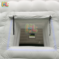 Dôme gonflable géant à double couche de 10 m de diamètre, tente igloo quatre saisons avec une chambre pour les mariages en plein air