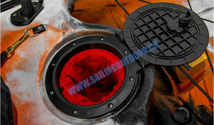 Placas de Cubierta Marinas de 6 Pulgadas, Placa de Cubierta Redonda, Escotilla Impermeable con Bolsa Roja, Almacenamiento Marino, Canoa, Bote, Pesca, <span class=keywords><strong>Kayak</strong></span> - Product Image 5