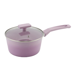 10 cái tùy chỉnh gốm không dính chảo và chậu đặt cảm ứng đúc nhôm gốm <span class=keywords><strong>Cookware</strong></span> <span class=keywords><strong>Set</strong></span> chậu và chảo đặt - Product Image 3
