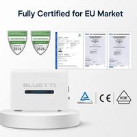 Sistema de Almacenamiento de Energía Solar BLUETTI UL Standard para el Hogar, Batería de 1.2kW 2560Wh, Sistema Portátil Todo en Uno para Balcón, Energía Fotovoltaica para el Mercado de la UE