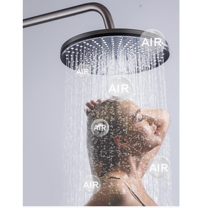 Nouvelle Conception Moderne – Panneaux de Douche en Cuivre Brossé Finition Laiton Gris – Accessoires de Salle de Bain à Jet Doux – <span class=keywords><strong>Installation</strong></span> Facile - Product Image 6