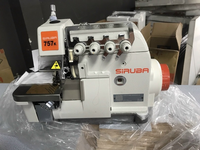 Machine à coudre surjeteuse à grande vitesse à cinq fils Siruba 757 d'occasion