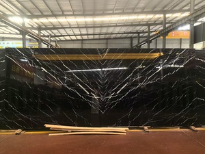 <strong>China</strong> Nero <strong>Marquina</strong> Marble Big Slabs <strong>Black</strong> Stone White Veins for Bathroom Wall Restaurant Wall Cladding Decorative Book Match - Product Image 3