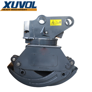 หัวคีบไม้สำหรับรถขุด Xuvol 150P แบบหมุนได้ พร้อมถังคีบไฮดรอลิกหมุนได้ 360 องศา - Product Image 4