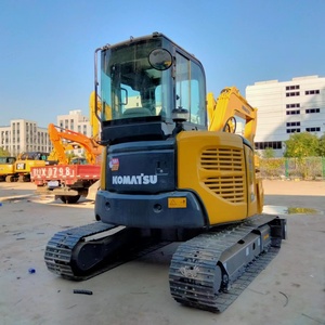 Mini-excavatrice sur chenilles Komatsu PC55MR d'occasion, 5,5 tonnes, godet de 0,2 m³, marque japonaise d'origine, faible nombre d'heures, certifiée CE - Product Image 3